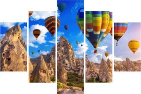 Tablou - Baloane cu aer cald, Cappadocia, Turcia. (150x105 cm)
