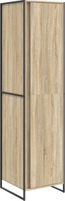 vidaXL Dressing cu ușă 2 pcs Sonoma 50 x 50 x 200 cm Lemn compozit