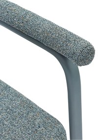 Set de scaune de sufragerie gri cu cotiere 2 buc. tapițat Ecto – Hübsch