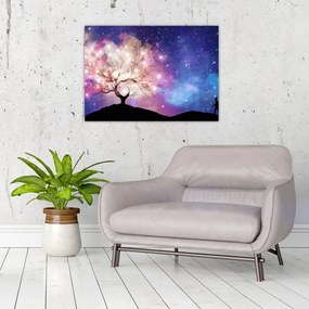 Tablou pe sticlă - Raborele spațial (70x50 cm)