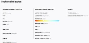 Spot LED incastrabil TULIPA White recessed downlight 10W 24° 3000K CRI90 dali