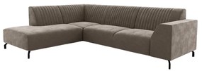 Set canapea, maro deschis, stânga, PRITY ROH