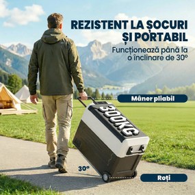 Outsunny Frigider portabil pentru călătorii | Aosom Romania