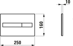 Vas WC suspendat + capac WC PRO + buton de acționare DUAL LIS + modul incastrat + garnitură