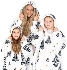 Hanorac din micropluș 4Home Frosted Trees, uni M – pentru femei