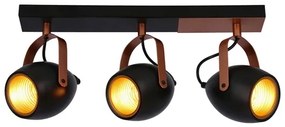 Spot ANICA 3xE14/40W/230V negru/cupru