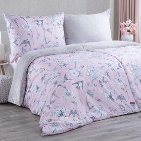 Lenjerie de pat Dual Feel RONDINI roz
