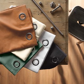 Draperie roșie din microfibră 140x260 cm Absolu – douceur d'intérieur