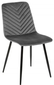 Neînvins Scaun de design Amazon catifea gri