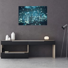 Tablou - Metropolă stălucitoare (90x60 cm)