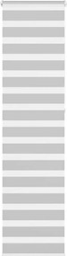 vidaXL Jaluzea tip zebra gri deschis lățime țesătură 60,9 cm poliester