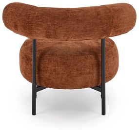 Fotoliu Hazard stofa cinnamon H72 cm