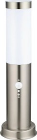 Brilagi - Lampă de exterior cu senzor 1xE27/15W/230V 40 cm IP44 crom mat