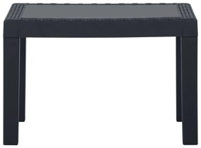 Set mobilier de gradina Culoare negru, OBASI