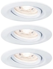 SET 3x corp de iluminat încastrat pentru baie Paulmann 92971 LED/4,2W IP23 NOVA 230V