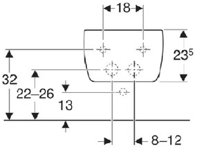 Bideu suspendat Geberit Icon 54x36 cm, alb - GEC234000000