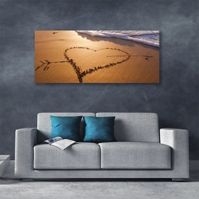 Tablou pe panza canvas Beach Art Yellow