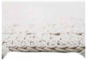 Covor pentru copii crem ø 120 cm Nila Ecru – Nattiot
