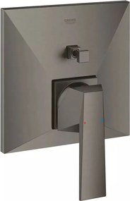 Baterie cada - dus incastrata Grohe Allure Brilliant antracit periat Hard Graphite fara corp ingropat