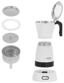 Cafetiera electrica Camry CR 4415W, 480 W, 300 ml, 6 cesti, Oprire automata, Alb