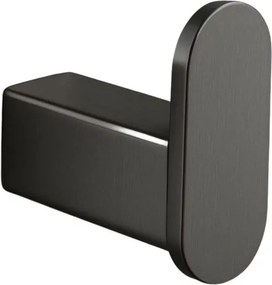 Cuier simplu Balneo Qarx finisaj Gun Metal mat