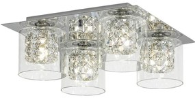 Rabalux 3115 - Plafonieră cu cristale DUCHESS 4xG9/40W/230V