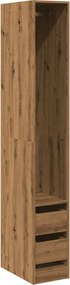 vidaXL Șifonier, stejar artizanal, 30x50x200 cm, lemn prelucrat