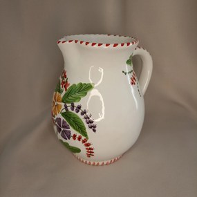Carafă din ceramică 1.5L model flori de câmp