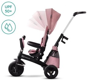 Tricicletă pentru copii 5v1 EASYTWIST roz/neagră KINDERKRAFT