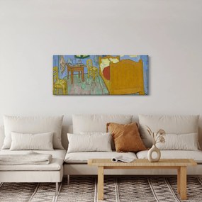 Tablou - Vincent van Gogh, The Bedroom, reproducere (120x50 cm)