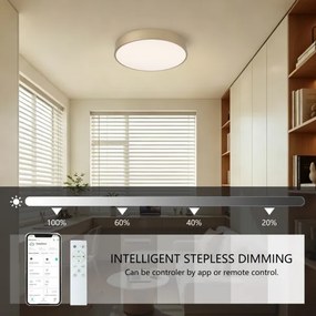 Brilagi-LED Corp de iluminat reglabil POOL SMART LED/48W/230V 40 cm Wi-Fi Tuya auriu + telecomandă