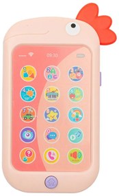 Baby Mix Baby phone Papagal roz, 8 x 14 x 2 cm