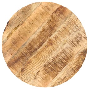 Masa de bistro, O80 x 75 cm, lemn de mango nefinisat, rotund 1, O 80 x 75 cm, lemn de mango nefinisat