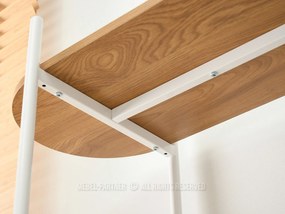 Raft Linde (stejar + alb). 1111369
