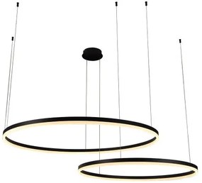 Lustră LED dimabilă pe cablu LED/128W/230V 3000-6500K + telecomandă