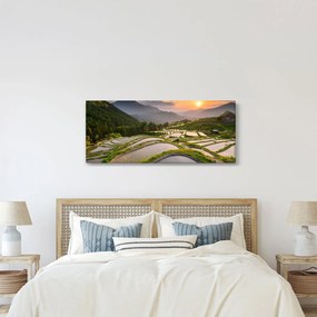 Tablou - Terase de orez (120x50 cm)
