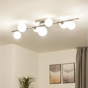 Brilagi - Lustră LED aplicată MILLA 7xG9/3W/230V negru crom/alb