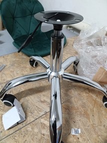 OFERTA Fotoliu de birou verde AVOLA VELVET CALITATEA II