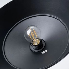 Lustră pe cablu Sollux SL.1322 FANO 1xE27/15W/230V negru