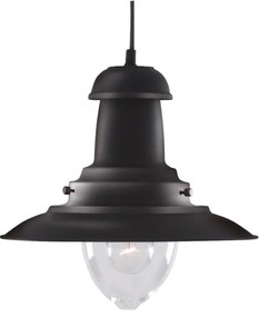Lustra / Pendul stil industrial Fisherman negru 4301BK SRT