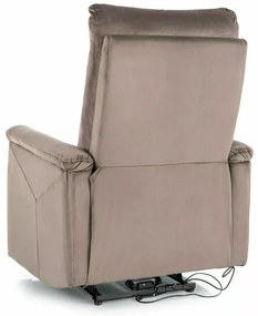Fotoliu recliner Neptun velvet cappuccino Blu38