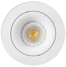 Rama Spot directionabil, incastrabil, alb, diametru 11cm ARGON-R, 43401