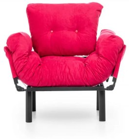 Fotoliu Extensibil Nitta Single, Fucsia
