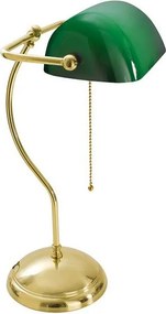Lampa de birou din alama design clasic Banker
