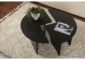 Măsuță de conferință Moira Wood Black