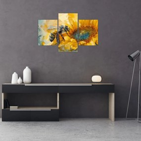 Tablou - Albină, acuarelă (90x60 cm)