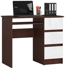 Masă PC Benicio (wenge + alb) (D). 1069030