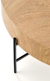 Masuta de cafea cu decor Stejar, PARANA 80x37 cm