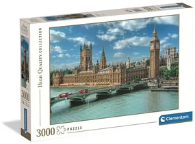Orașe The House of Parliament Puzzle London 3000 de piese Clementoni