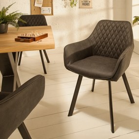 Set de 2 scaune Palermo, antracit A-39342 VC